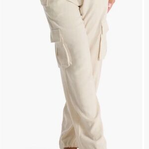 Naked Wardrobe Beige Button-Detail Pants